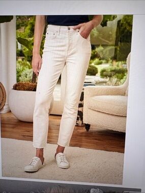 Frank& Eileen Cork White Jeans 27